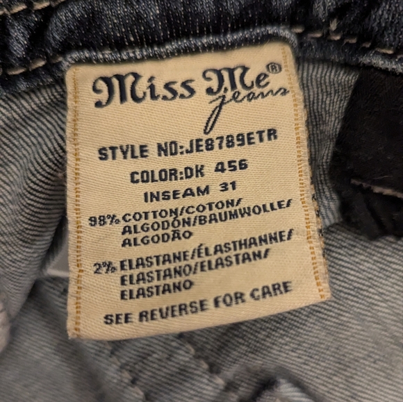 Miss Me jeans mid-rise easy straight - Picture 3 of 3